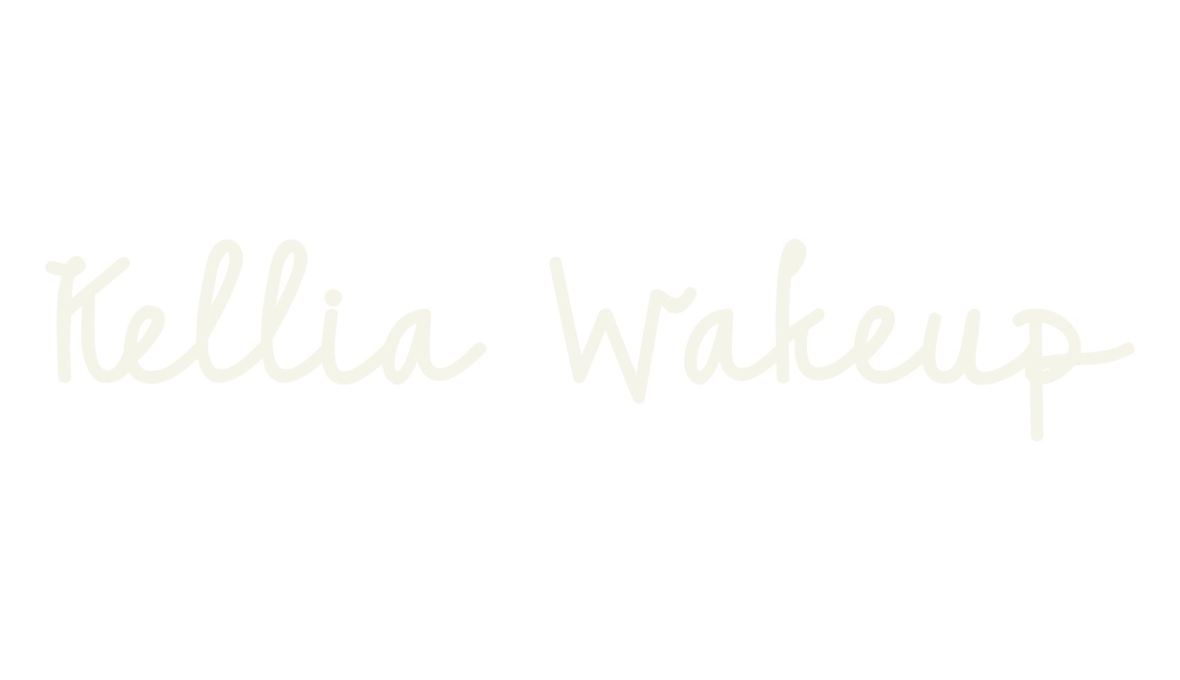 Kellia Wakeup, cafe font preview