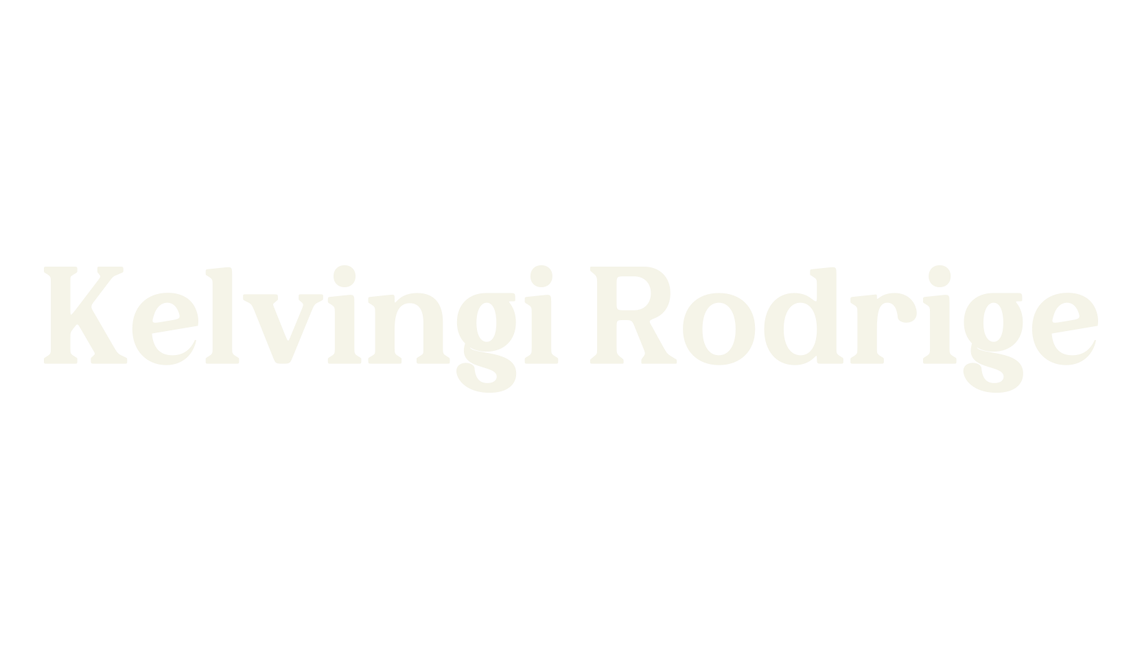 Kelvingi Rodrige, serif font preview