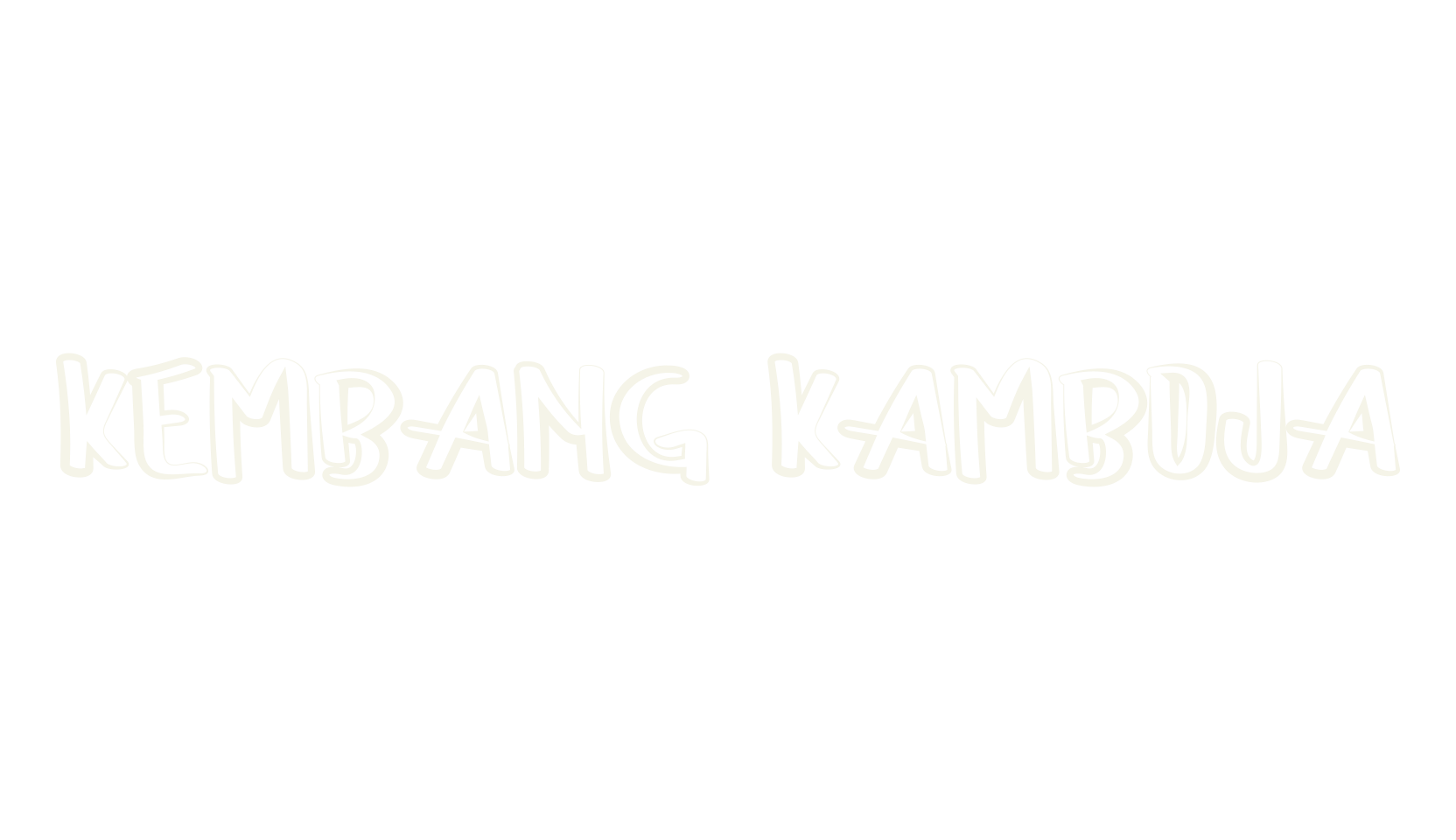 KEMBANG KAMBOJA, basic font preview