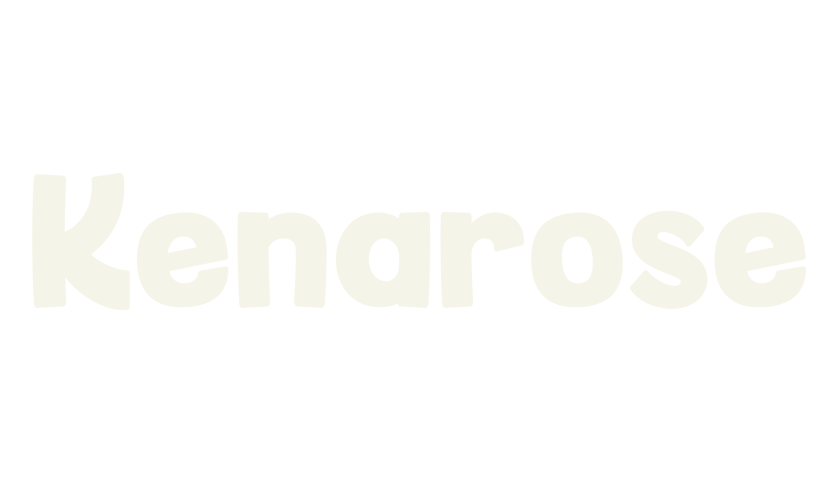 Kenarose, cute font preview