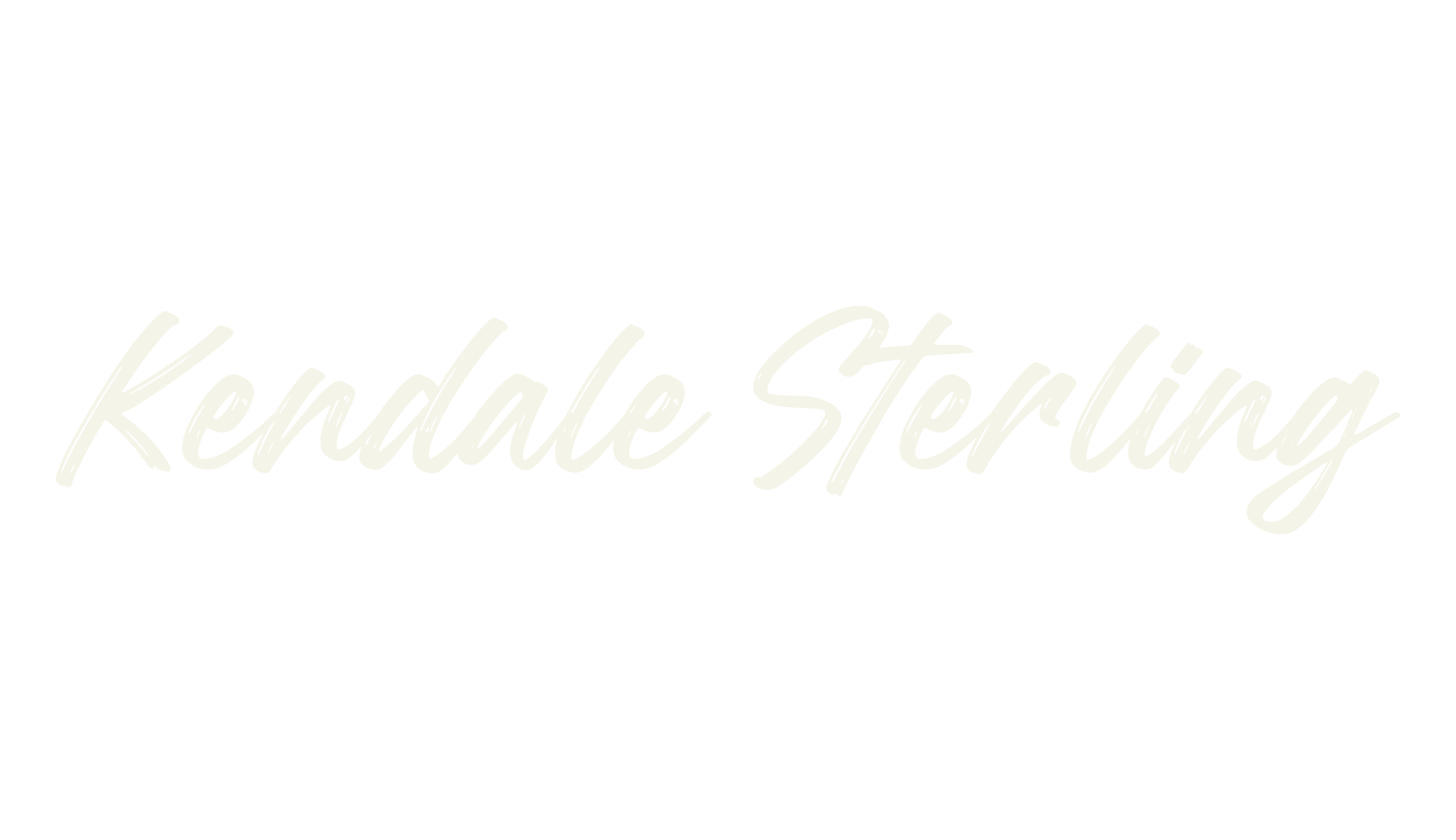 Kendale Sterling, script font preview