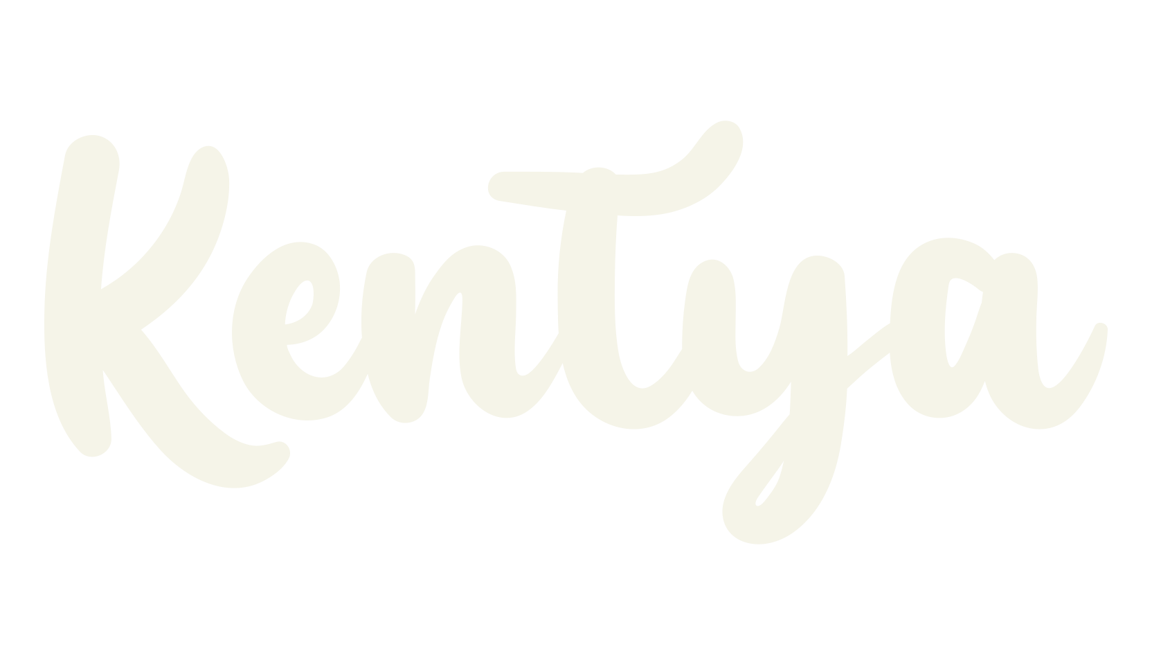 Kentya, script font preview
