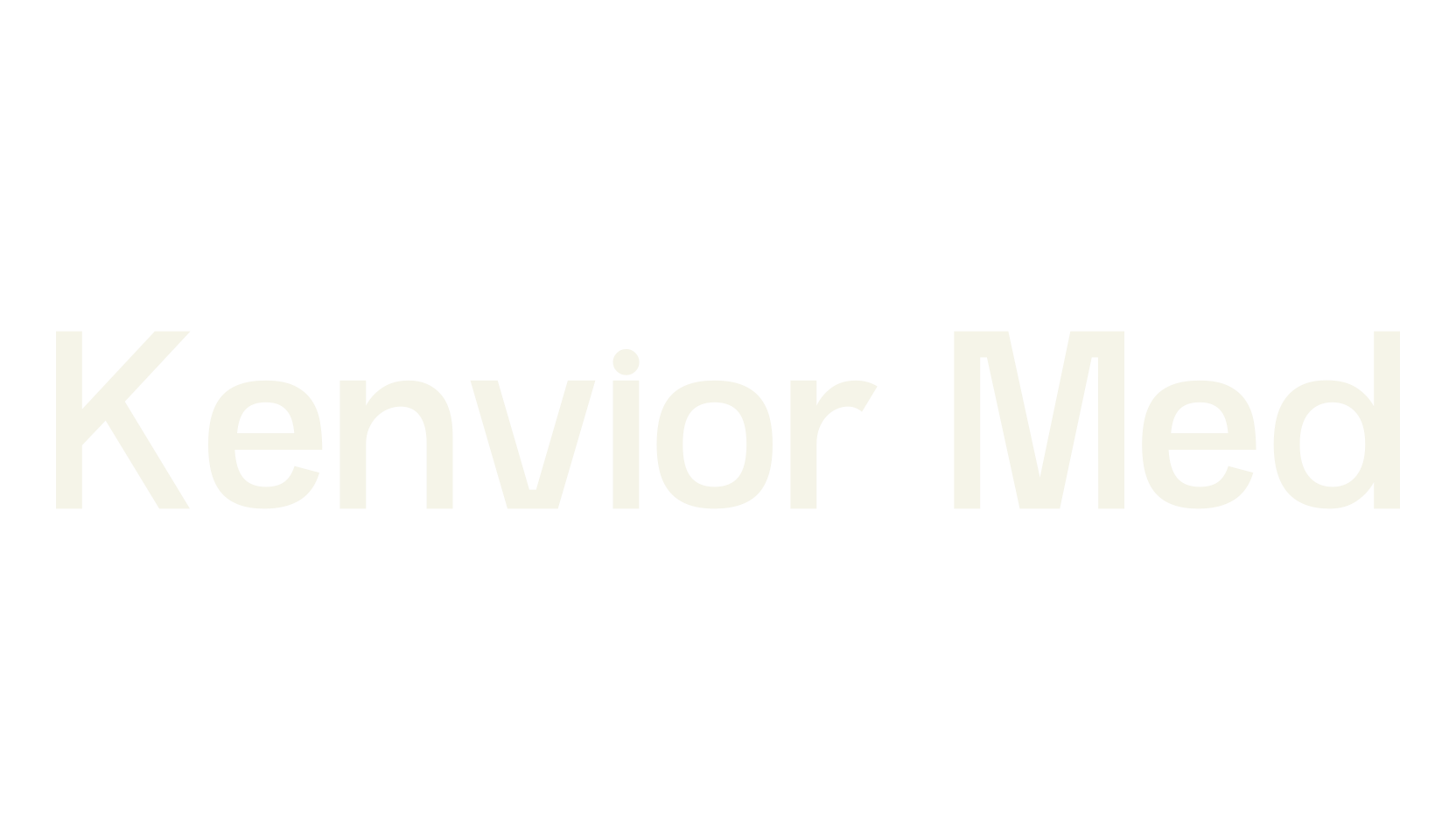 Kenvior Med, logo font preview