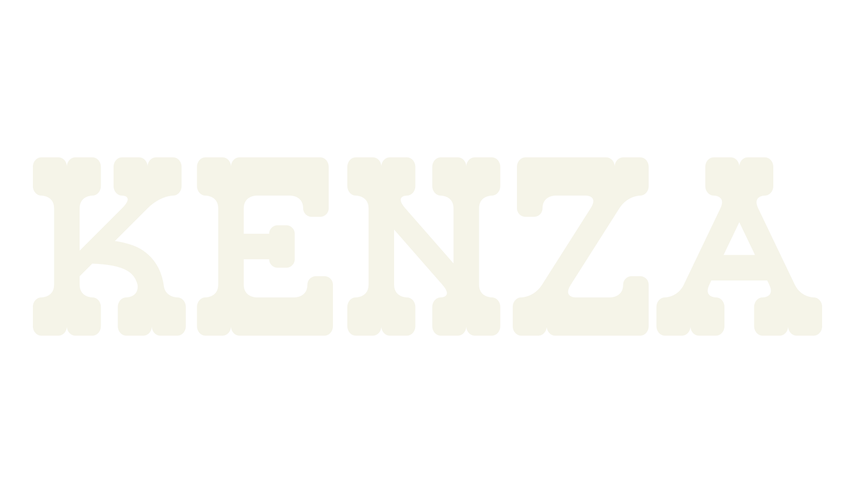 Kenza, serif font preview