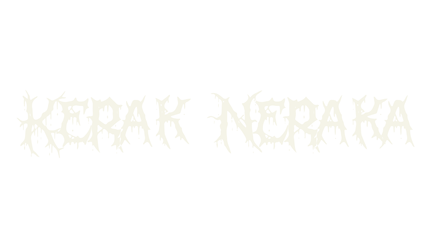 Kerak Neraka, metal font preview