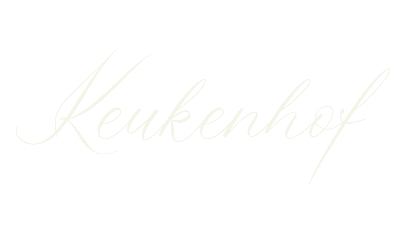 Keukenhof, cursive font preview