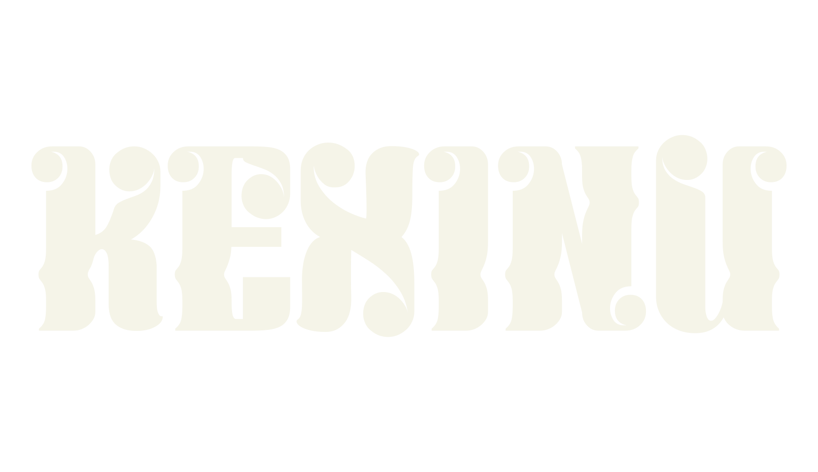 KEXINU, retro font preview