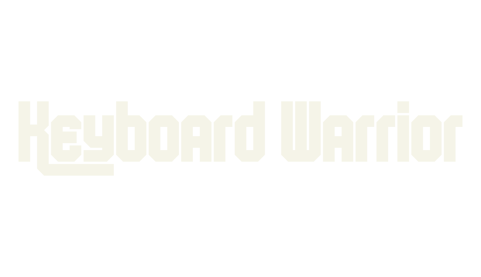 Keyboard Warrior, display market font preview