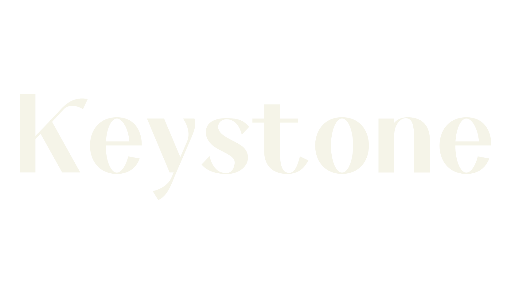 Keystone, outline font preview