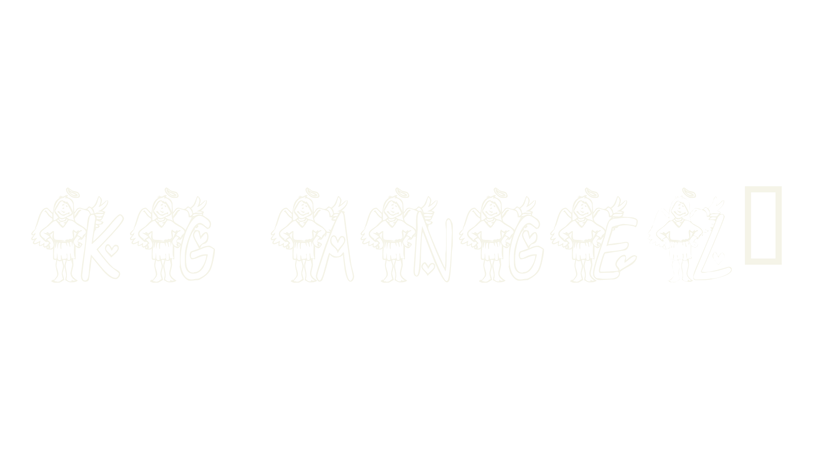 KG ANGEL3, heart font preview