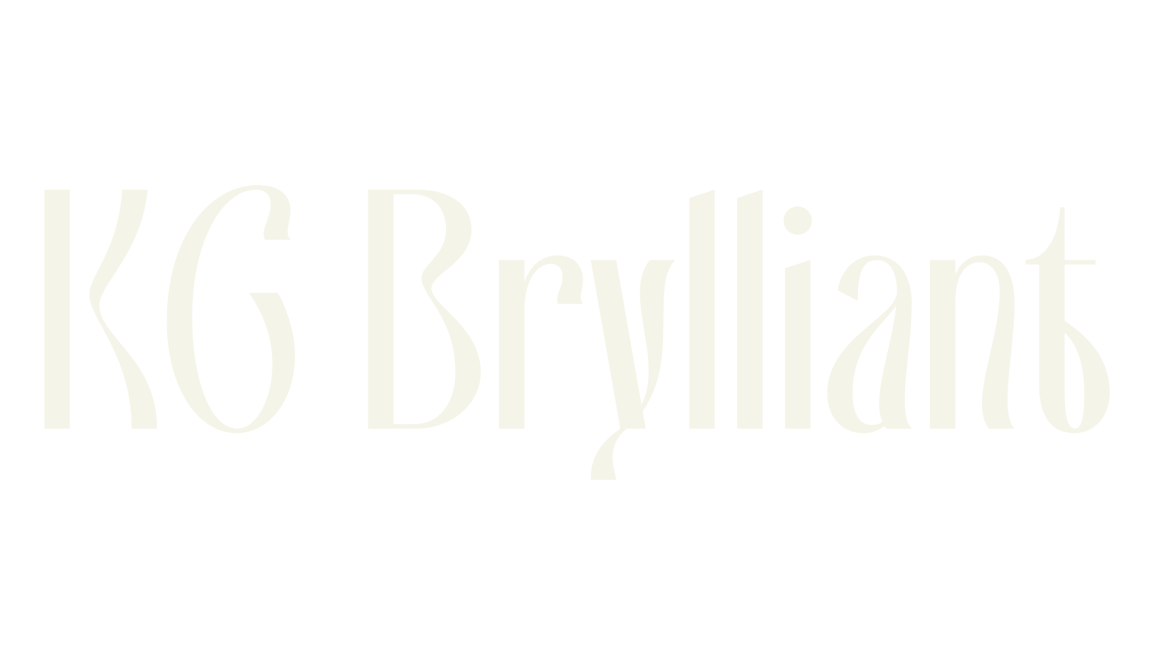KG Brylliant, typography font preview