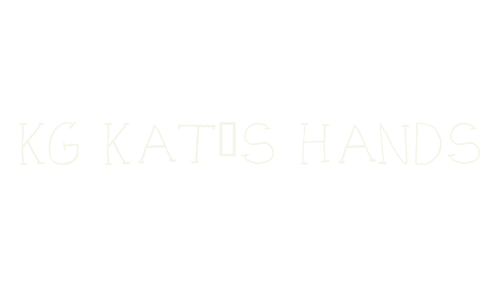 KG KAT'S HANDS, handwriting font preview