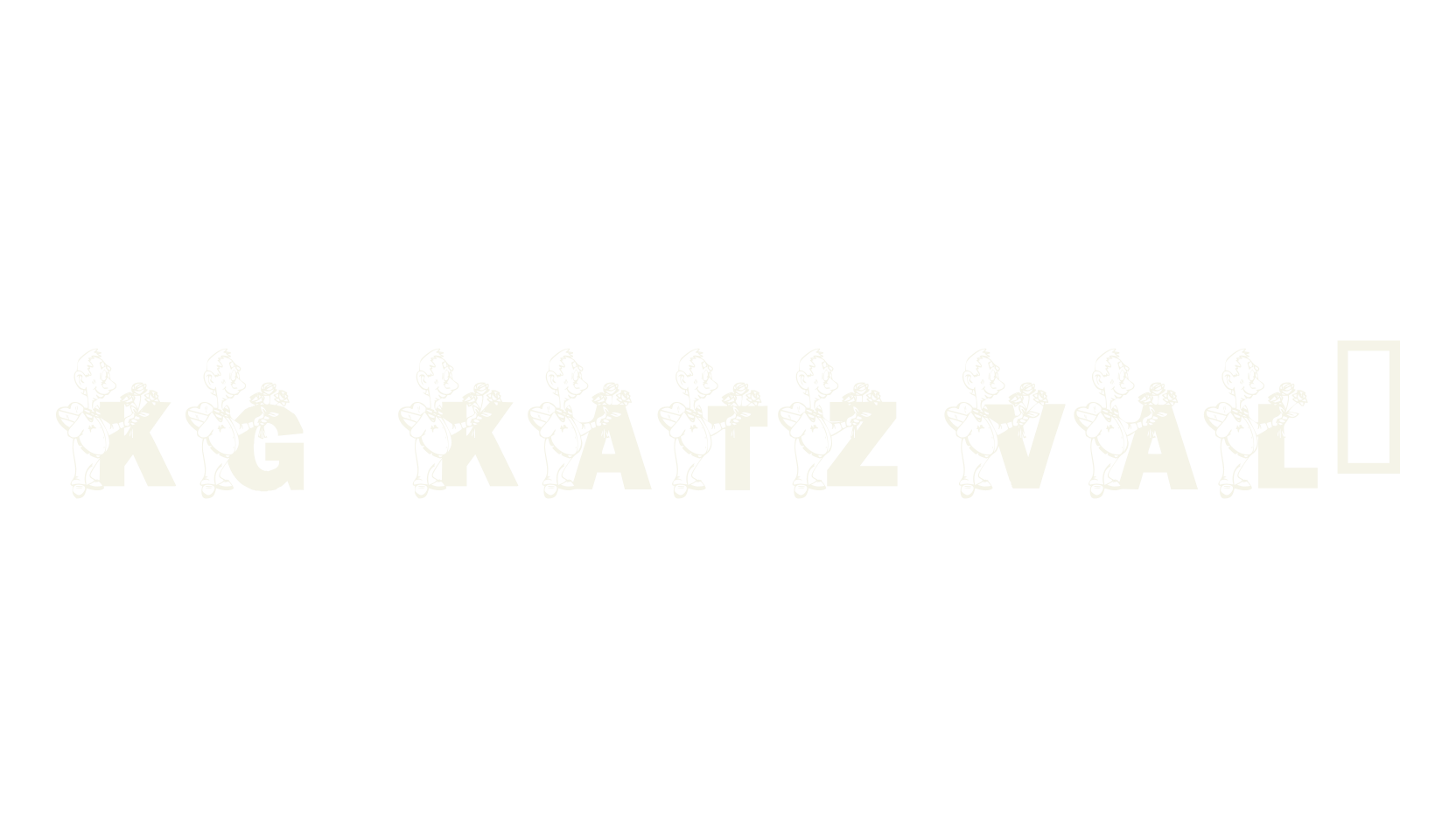 KG KATZVAL5, flower font preview