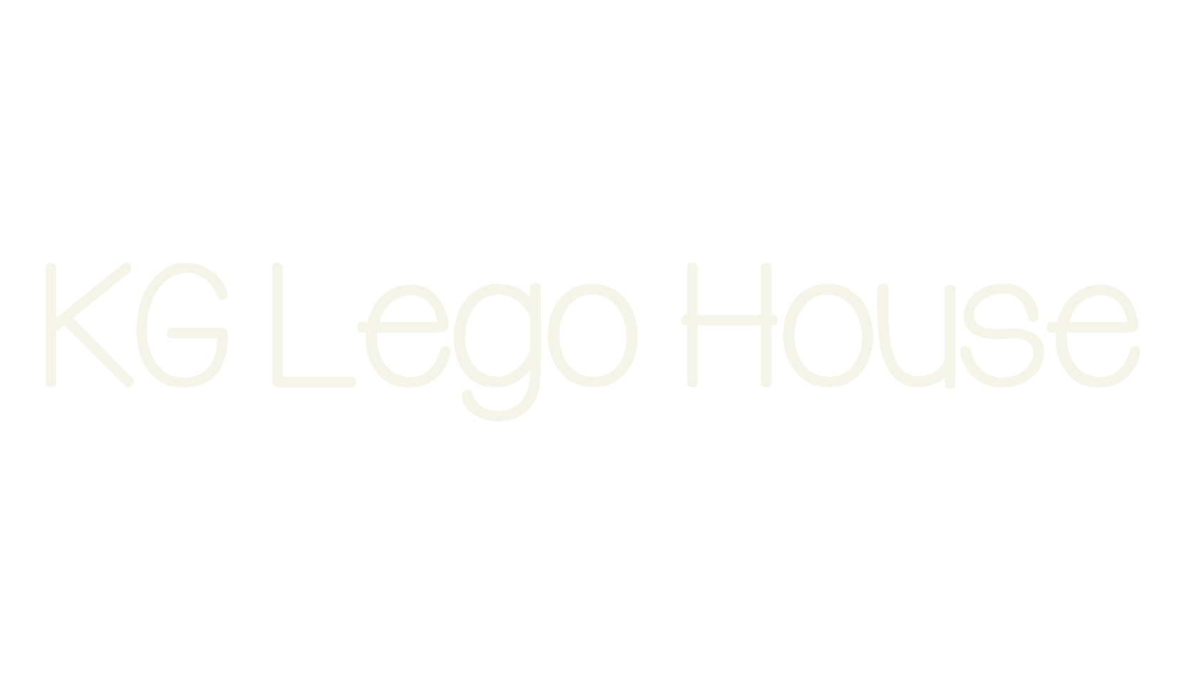 KG Lego House, handwritten font preview