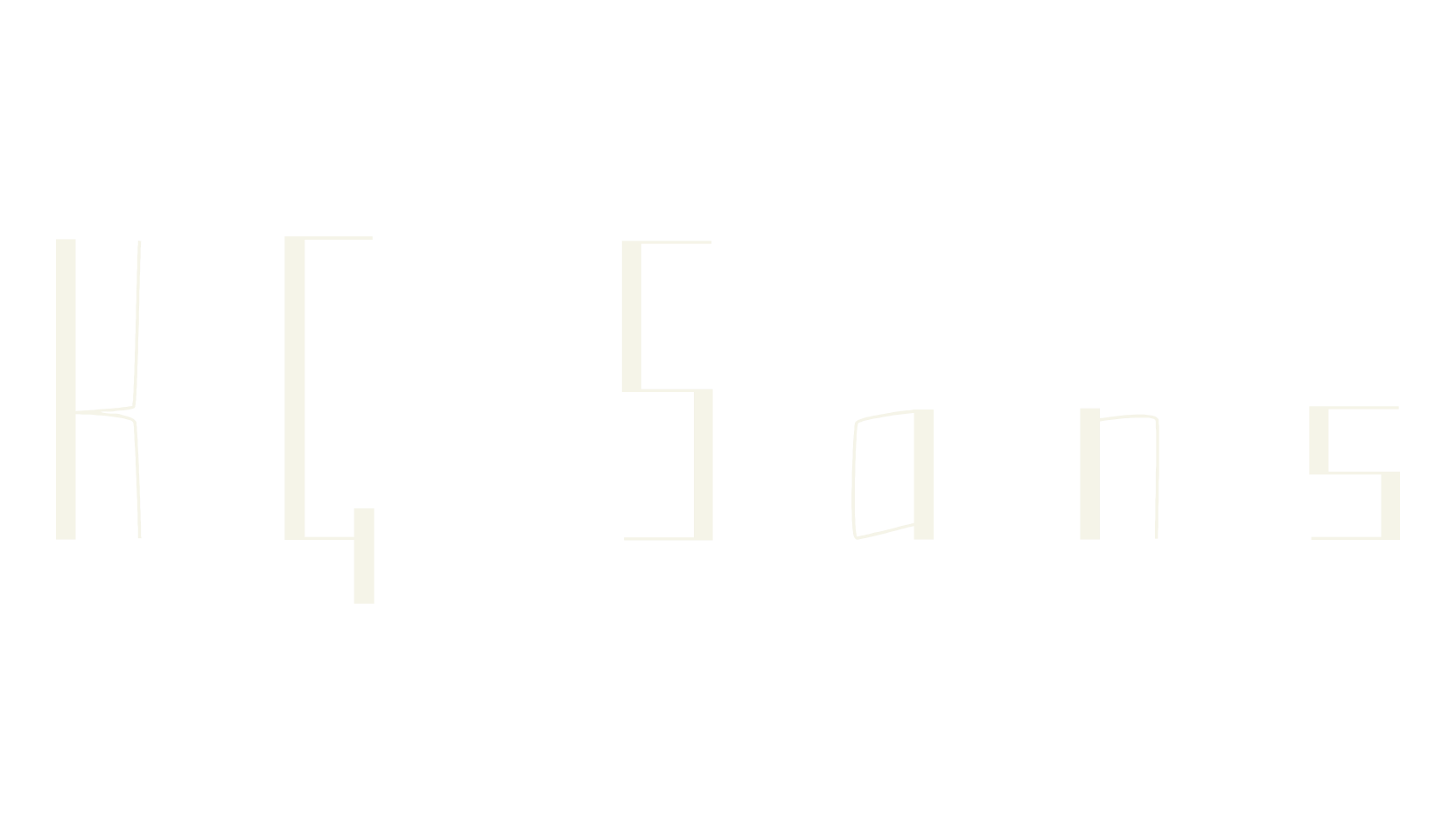 KG Sans, display font preview