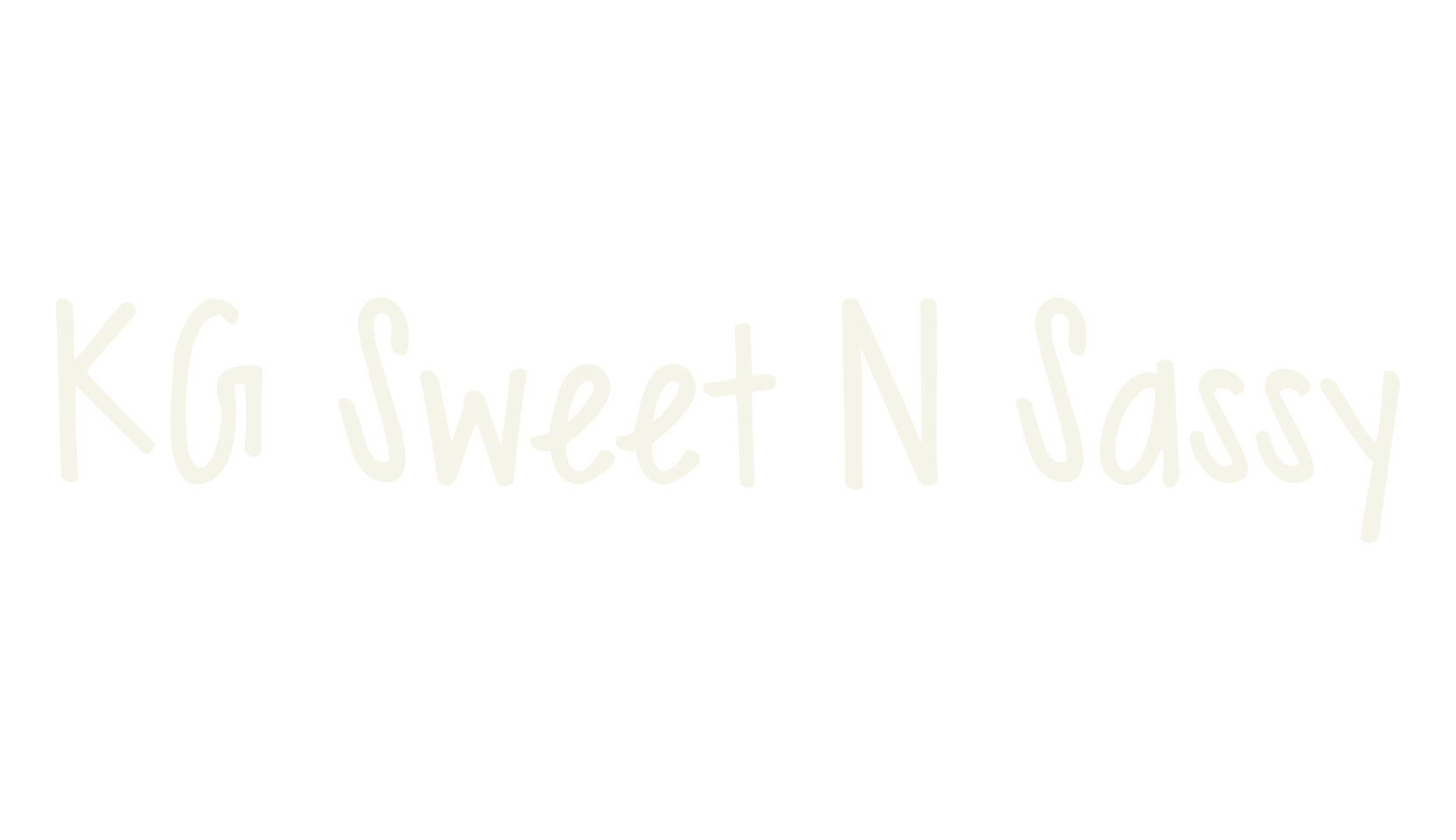 KG Sweet N Sassy, handwritten font preview