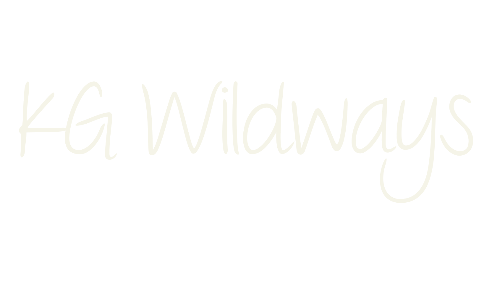 KG Wildways, handwritten font preview