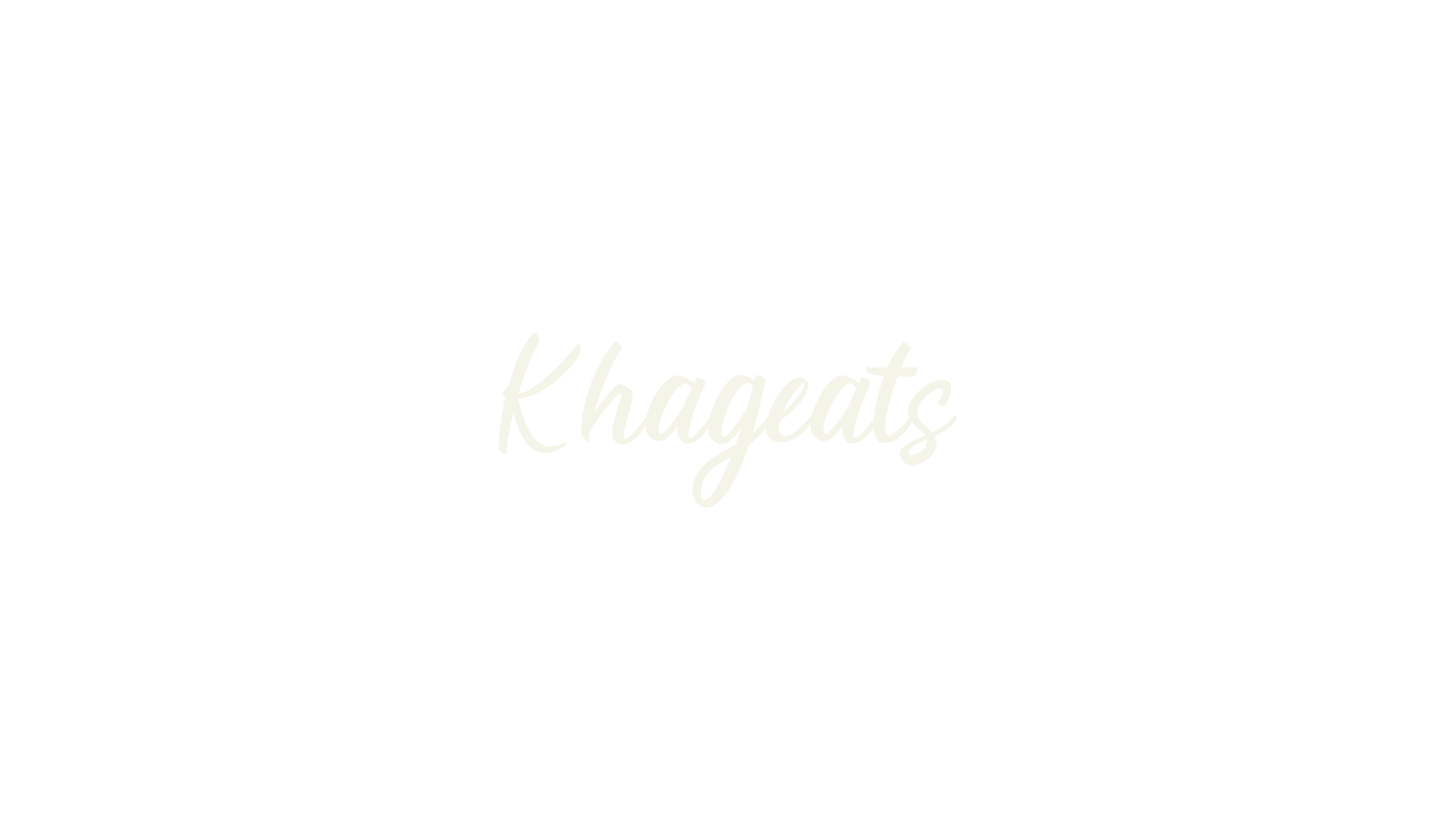 Khageats, hand lettering font preview