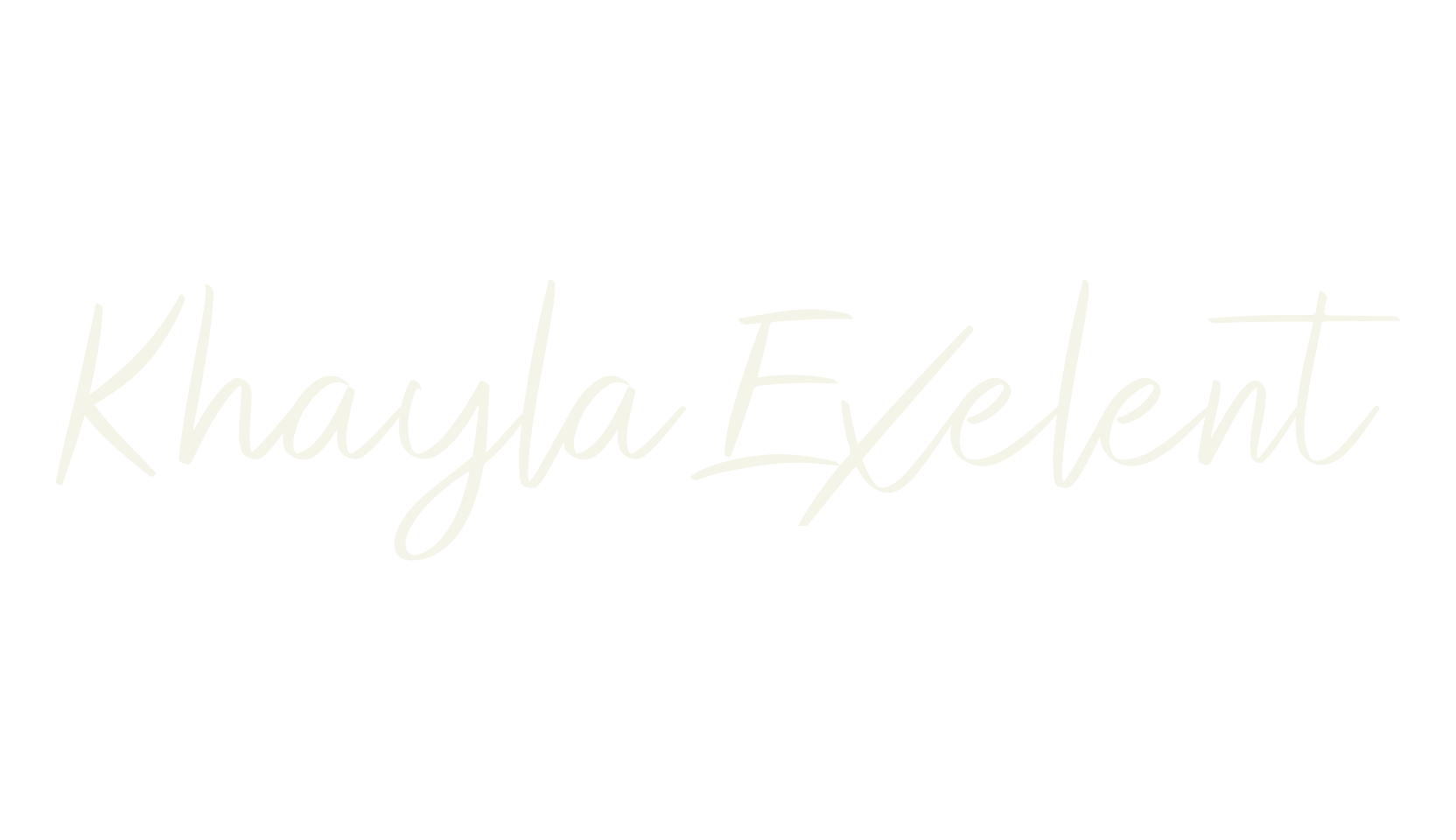Khayla Exelent, typography font preview