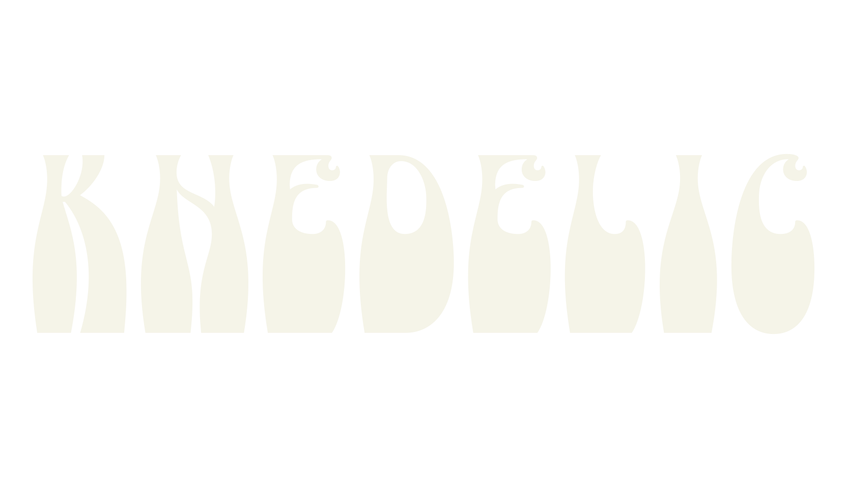 Khedelic, psychedelic font preview
