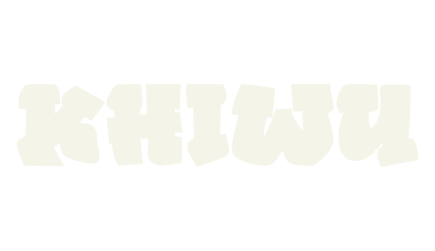 KHIWU, graffiti font preview