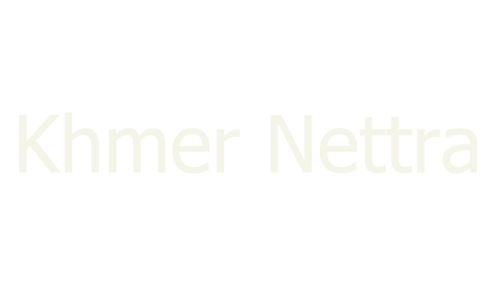 Khmer Nettra, khmer font preview