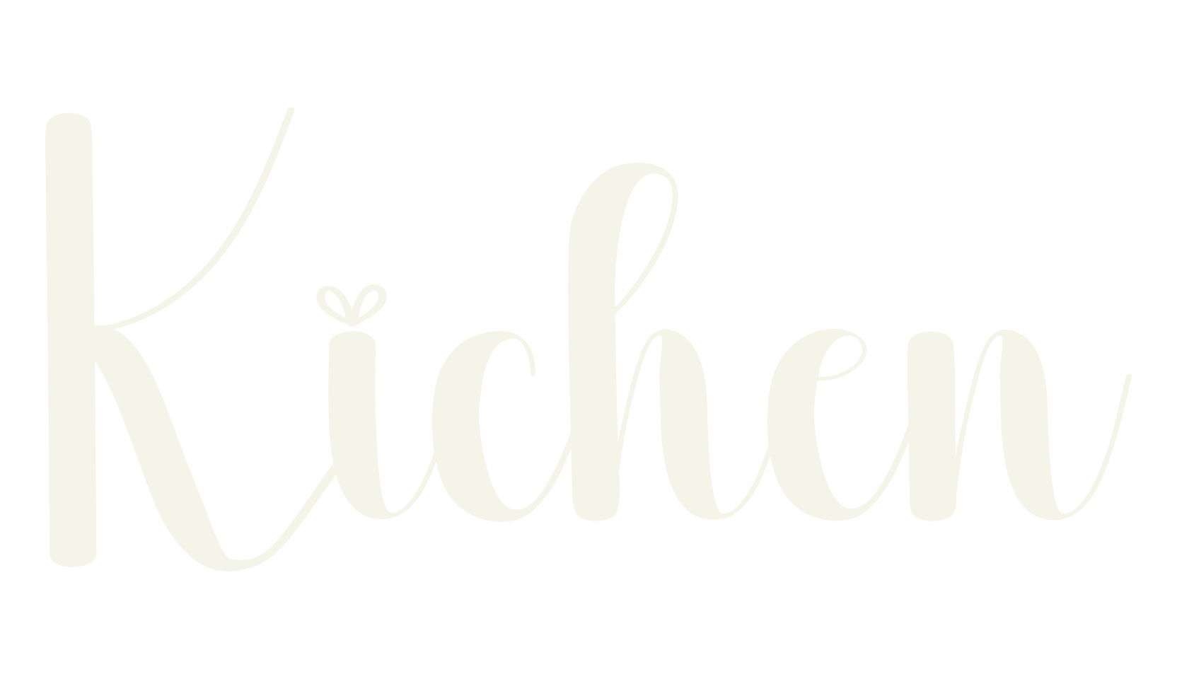 Kichen, fashion script font preview