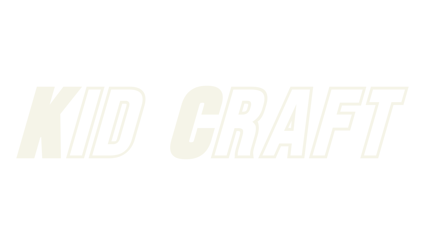 Kid Craft, outline font preview