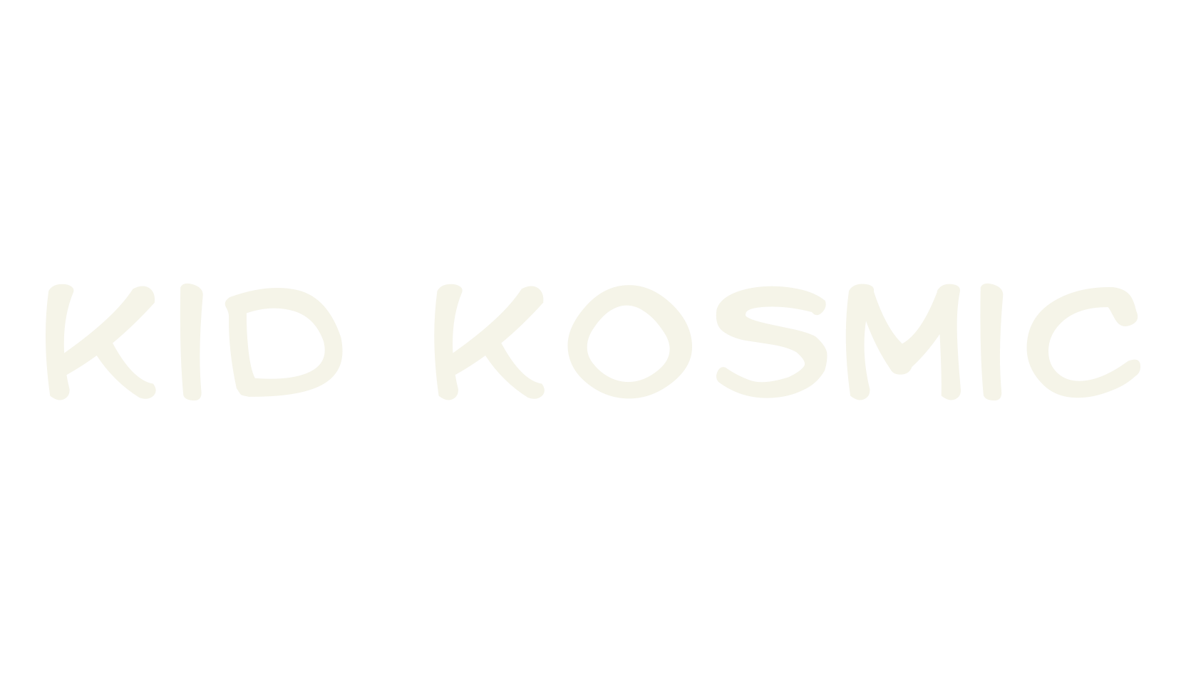 Kid Kosmic, handwritten font preview