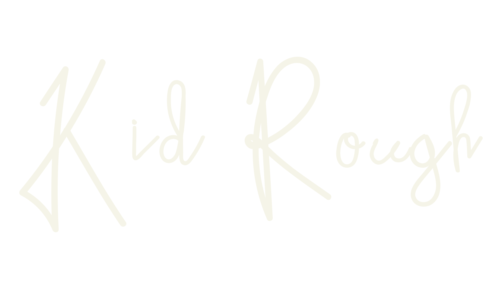 Kid Rough, children font preview