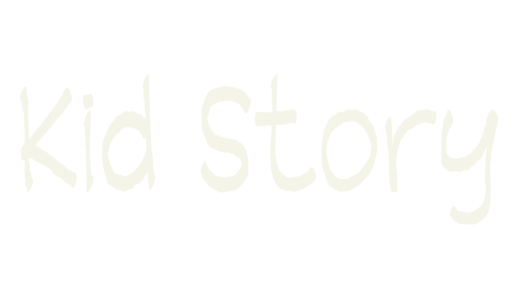 Kid Story, lettering font preview
