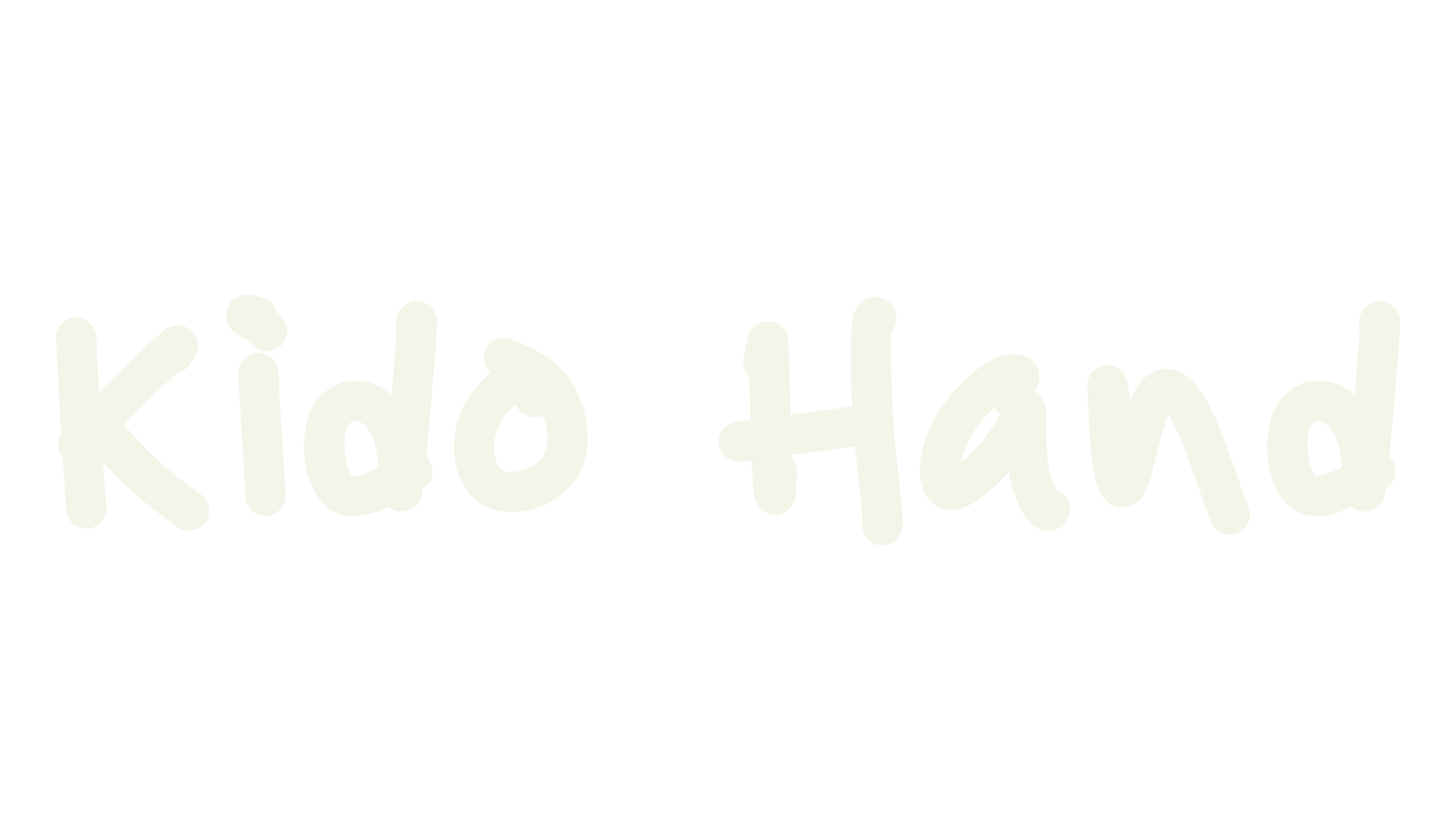Kido Hand, baby font preview
