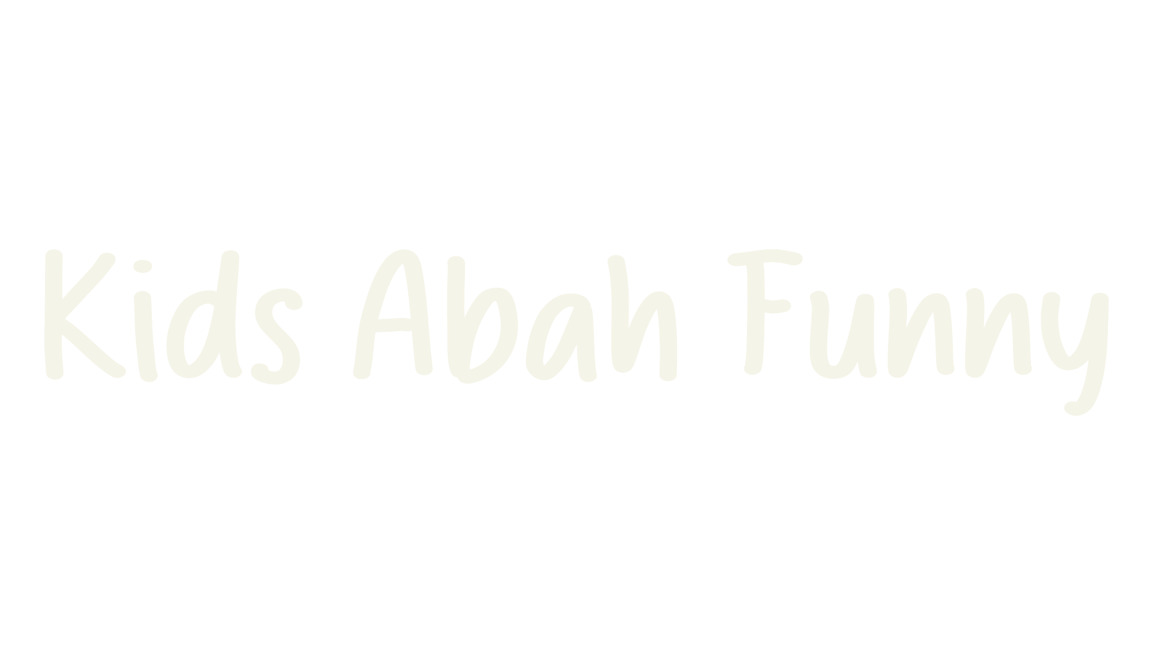 Kids Abah Funny, children font preview