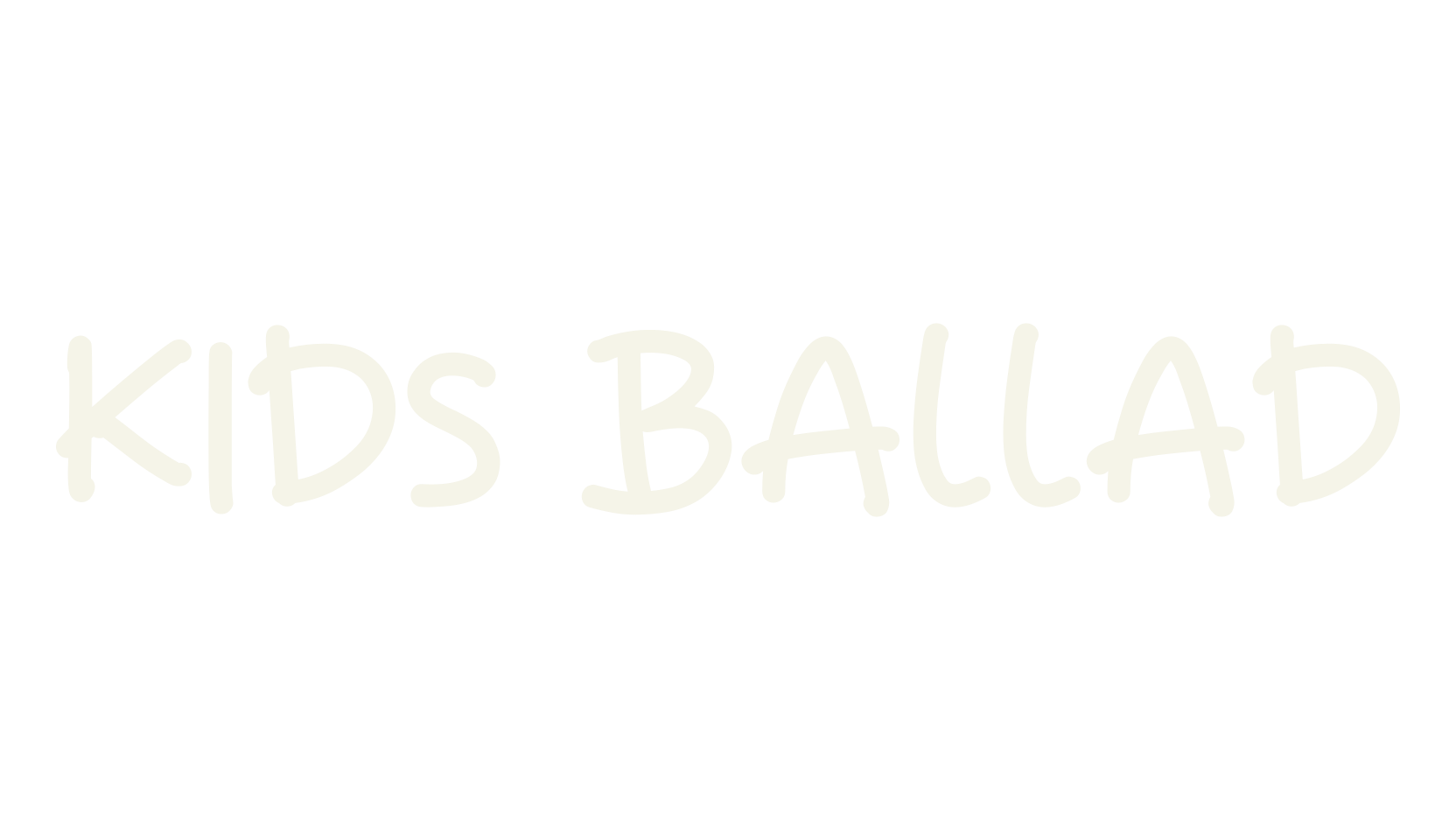 Kids Ballad, handwritten font preview