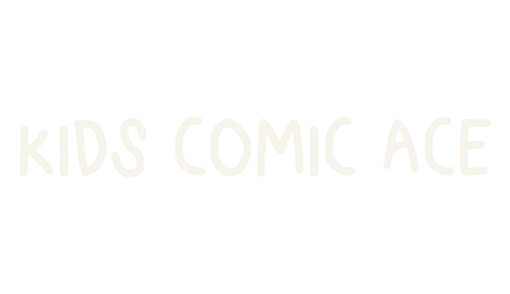 Kids Comic Ace, handwritten font preview
