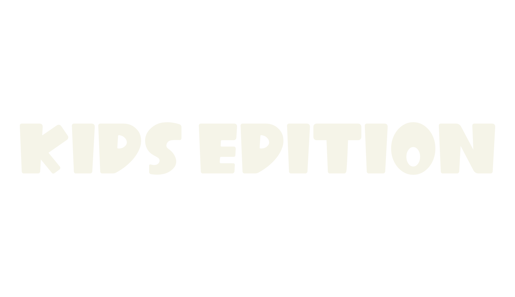 Kids Edition, display market font preview