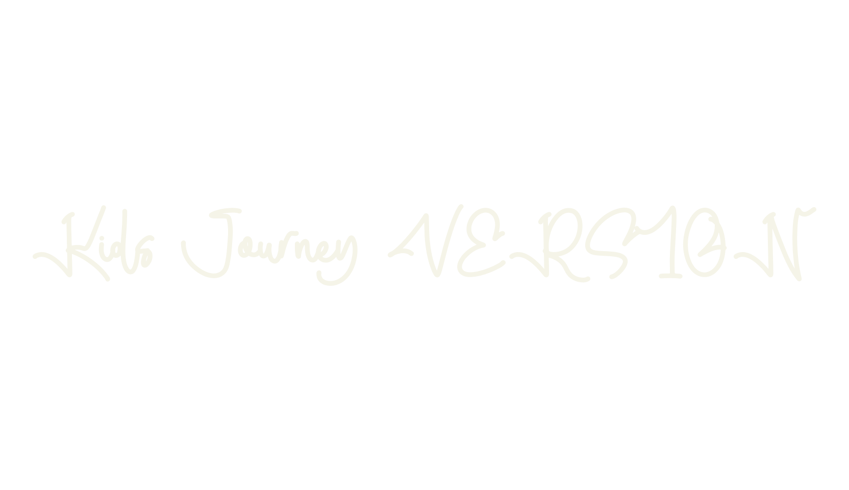 Kids Journey VERSION, script font preview