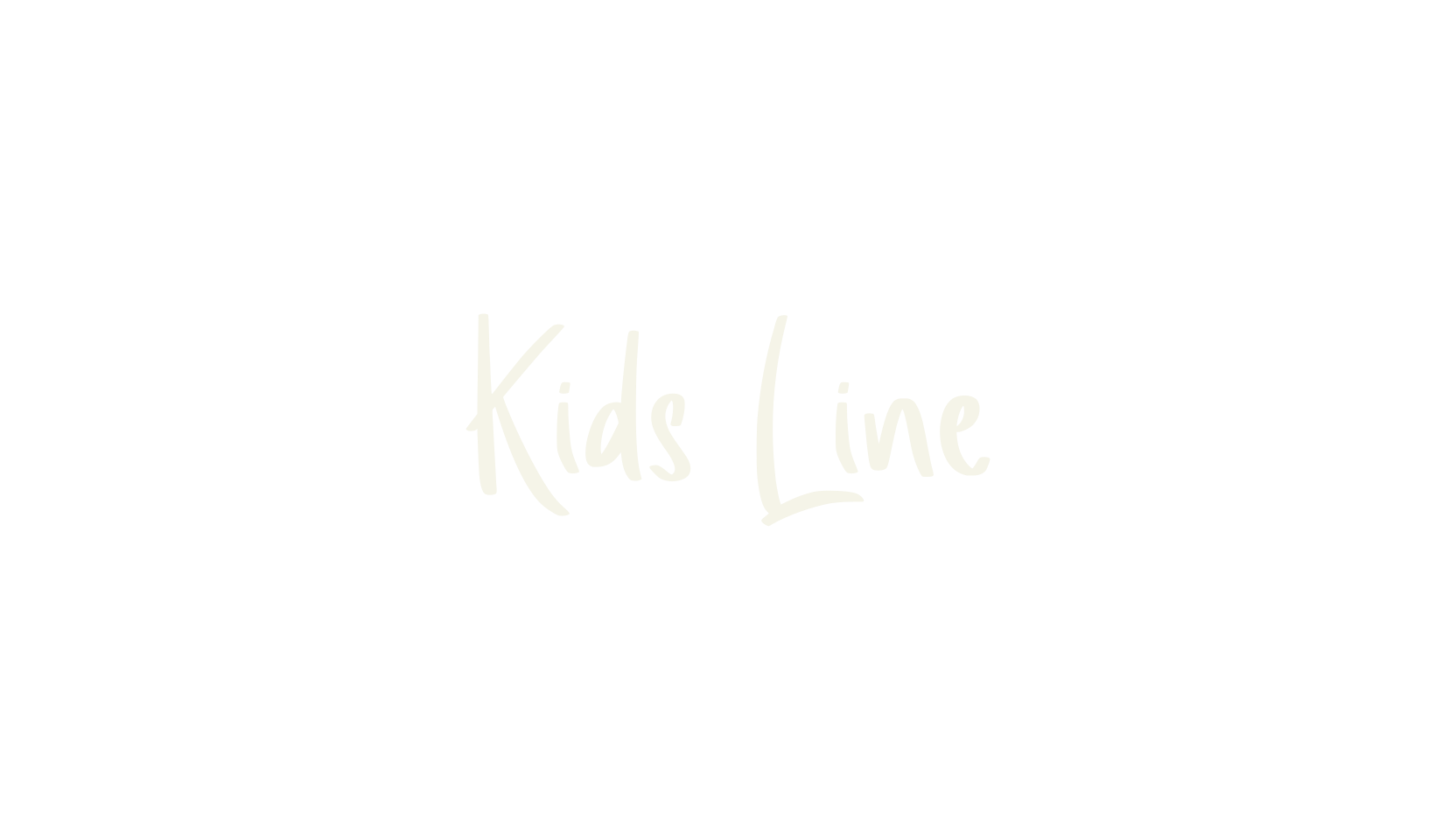 Kids Line, fancy font preview