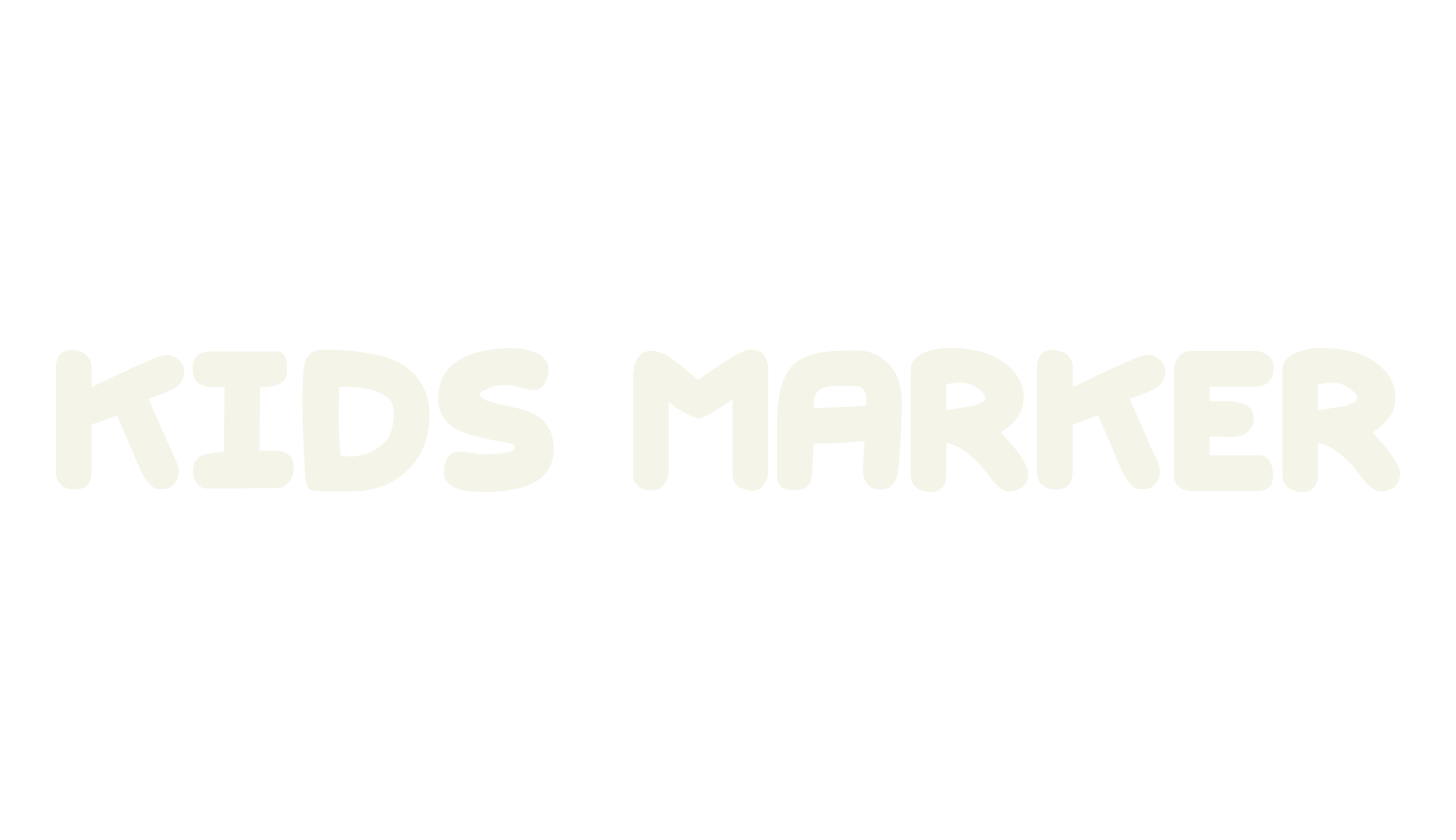 Kids Marker, children font preview