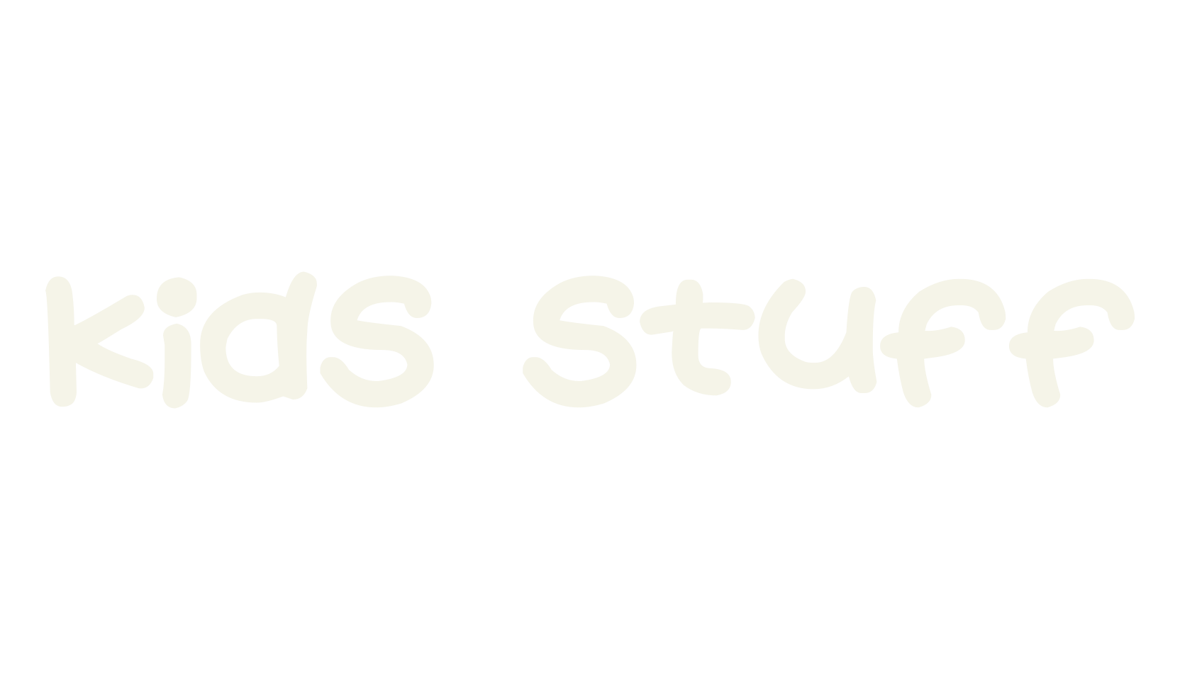 Kids Stuff, handwritten font preview