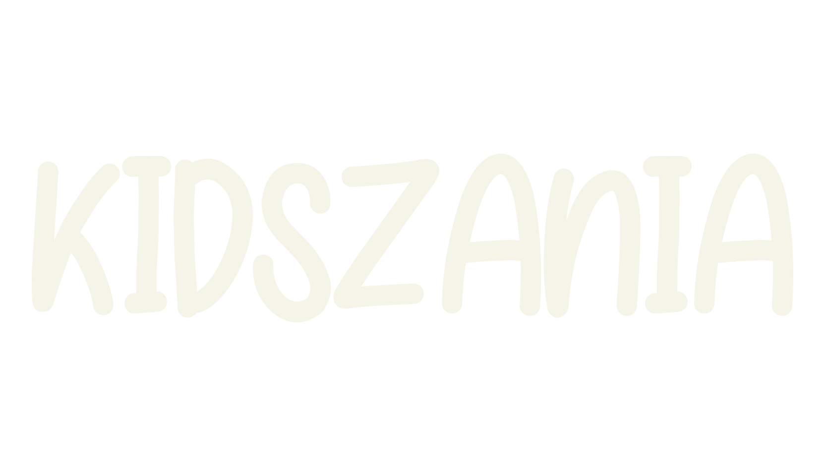 KIDSZANIA, childish font preview