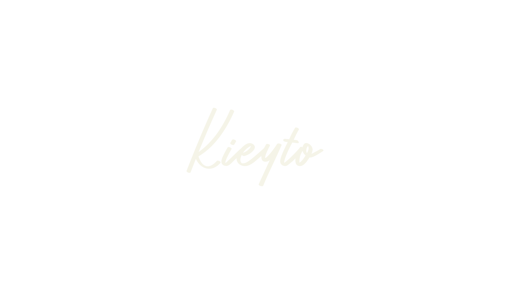 Kieyto, script font preview