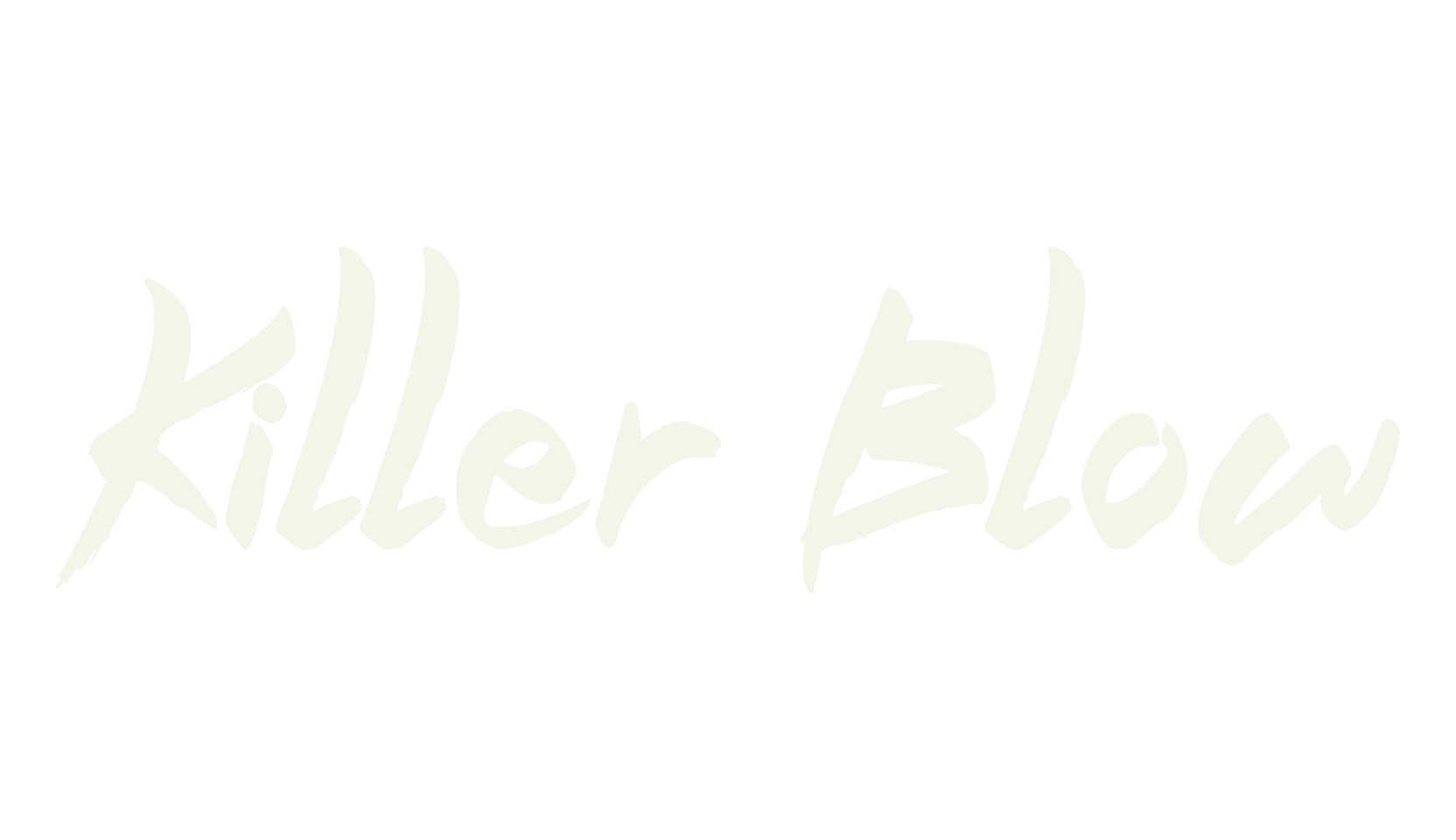 Killer Blow, handwritten font preview