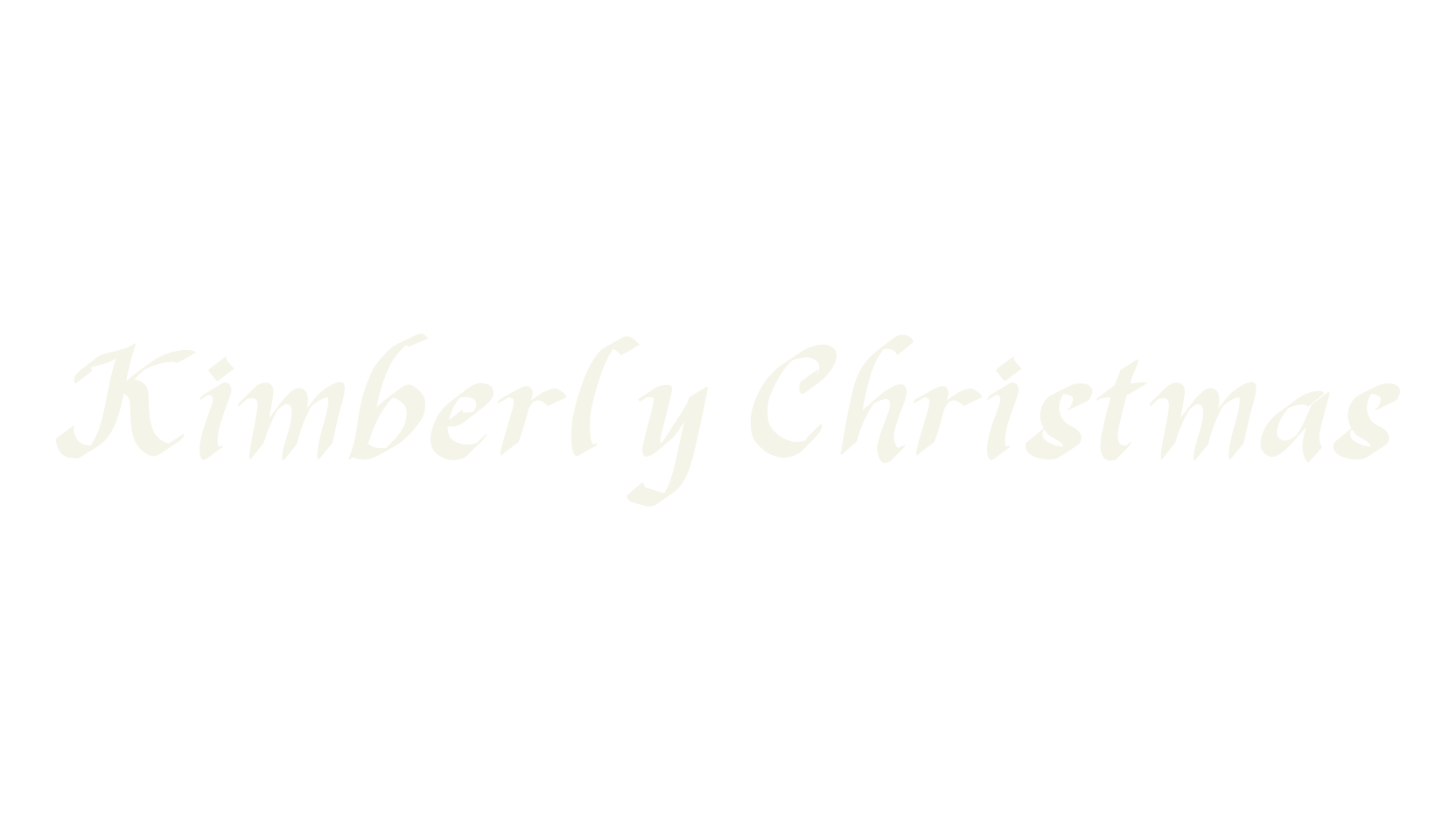 Kimberly Christmas, blackletter font preview