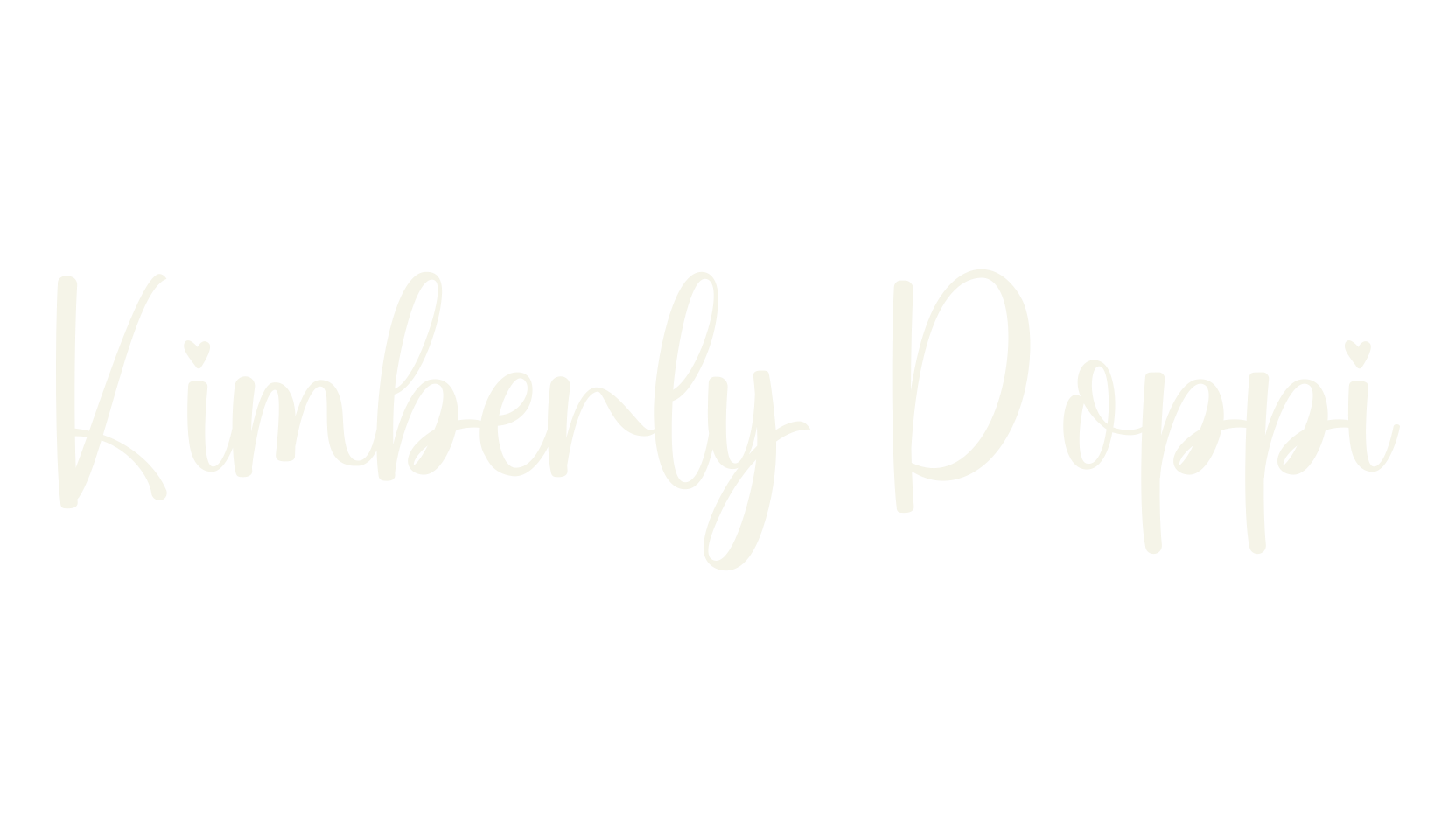 Kimberly Poppi, cute font preview
