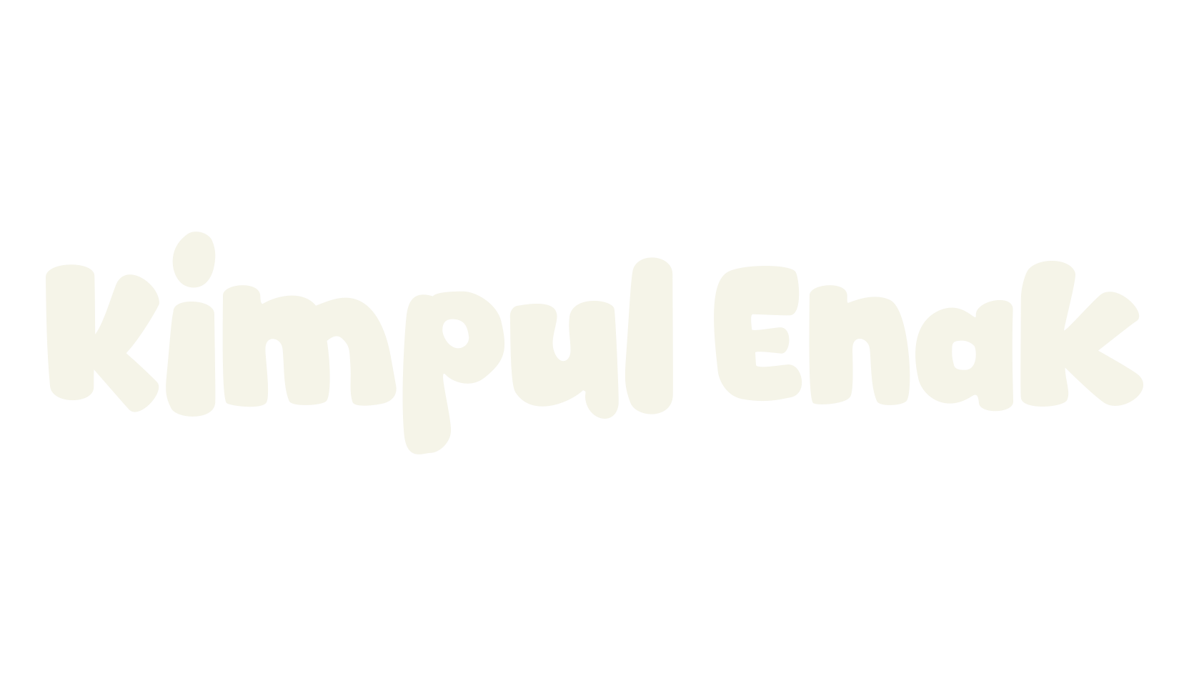 Kimpul Enak, bold font preview