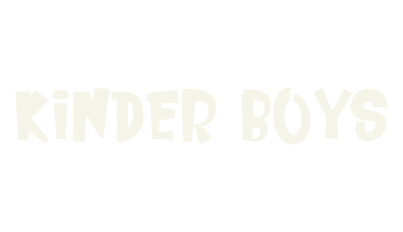 Kinder Boys, children font preview