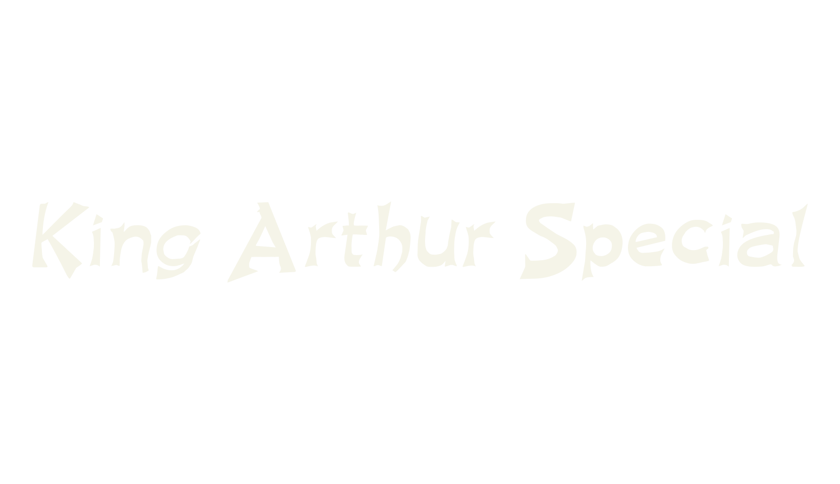 King Arthur Special, medieval font preview