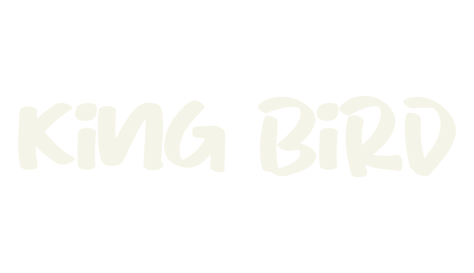 King Bird, script font preview