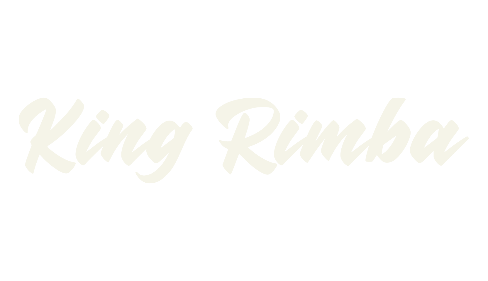 King Rimba, calligraphy font preview